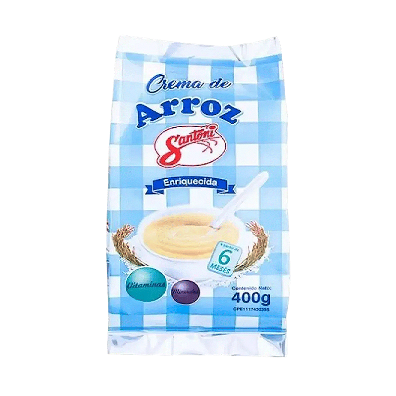 CREMA ARROZ SANTONI ENRIQUECIDA 400GR
